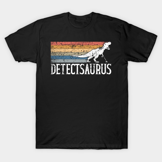 Detectsaurus - Metal Detecting T-Rex Treasure Hunting T-Shirt by Anassein.os